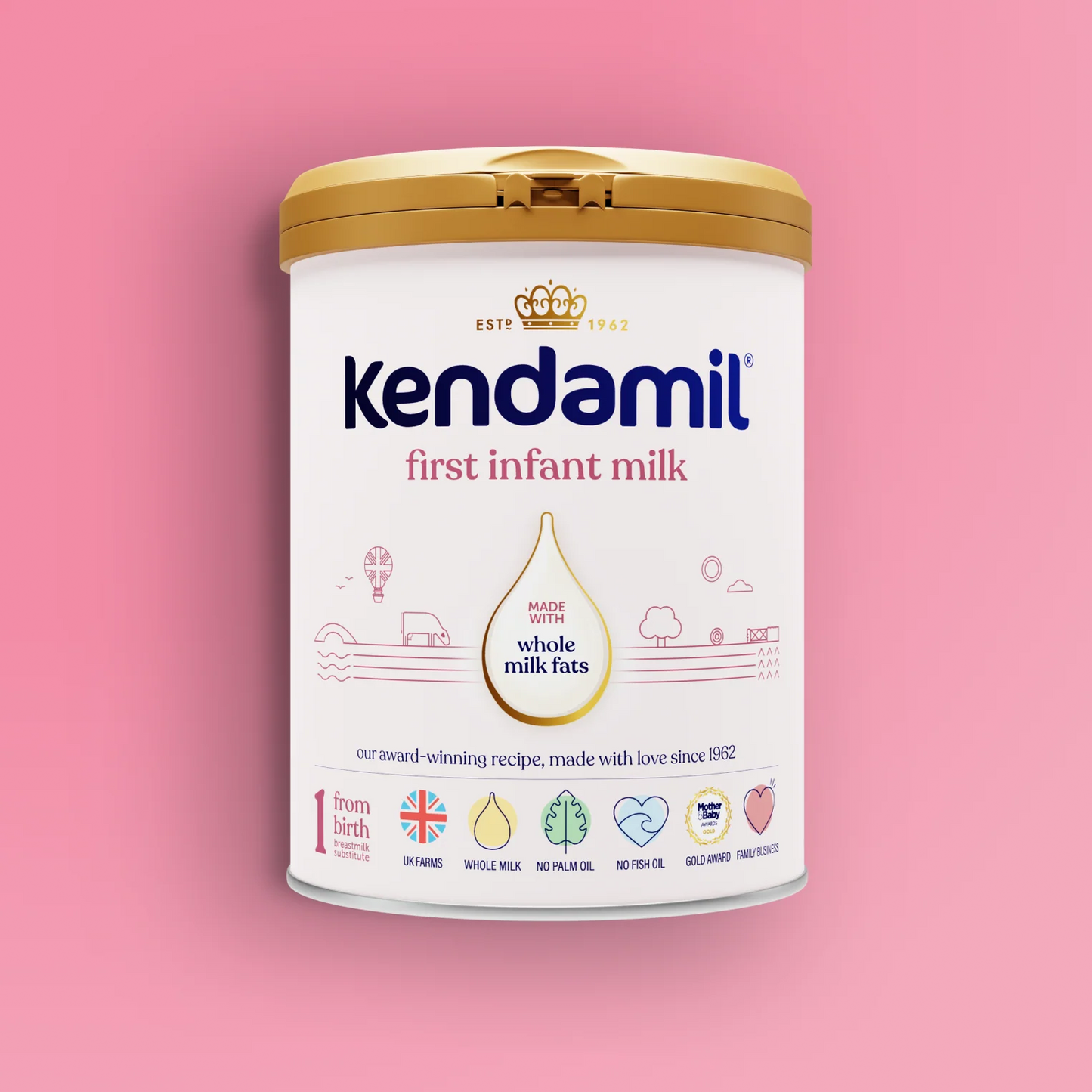 Kendamil Classic Stage 1 First Infant Cow Milk Formula UK