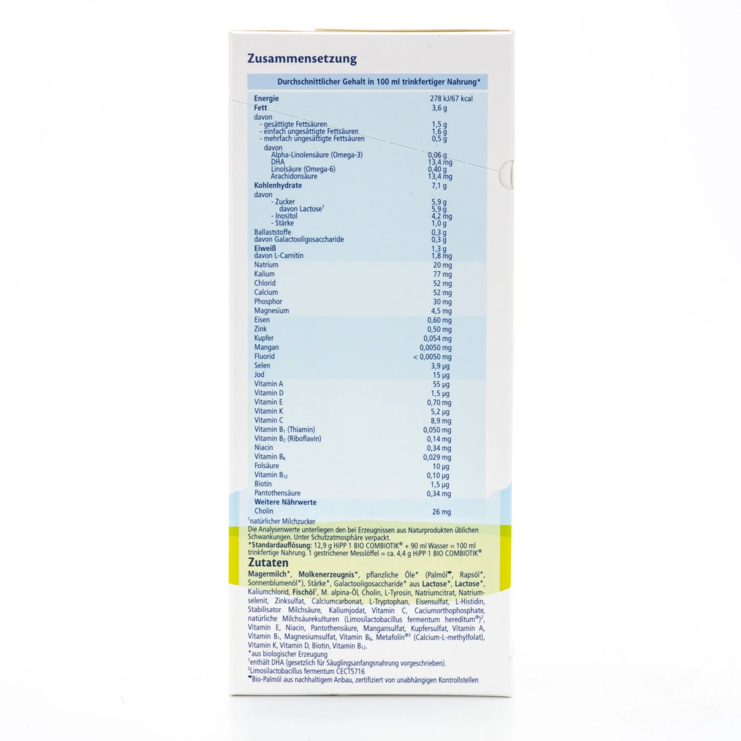 Hipp Bio Combiotik 1 - infant Cow Milk 600g - from birth
