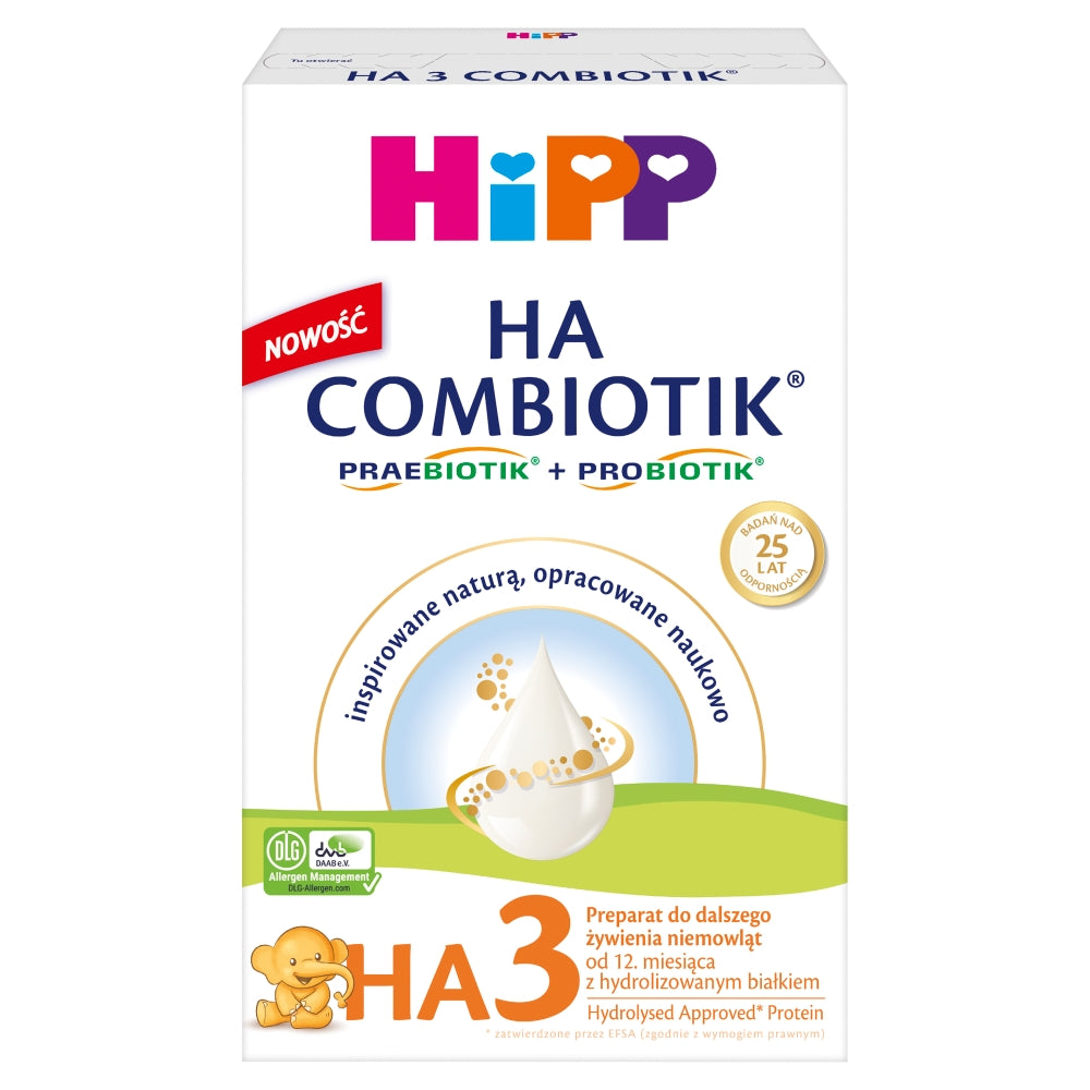 HIPP HA3 (+12 months ) Hypoallergenic Combiotic Cow Milk Formula (350g)