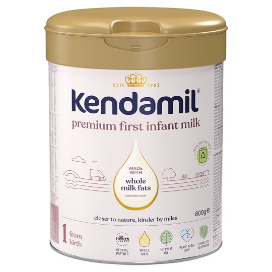 Kendamil Stage 1 Formula 800g (Cow) Premium 1 DHA+ Cow Milk