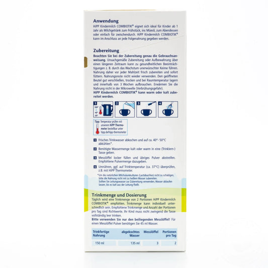 HiPP 1+ Kindermilch Formula 12+ Months (600g) - Emmbaby Canada
