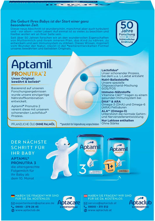 Aptamil Pronutra aliment de suite 2, après 6 mois, 1200 g