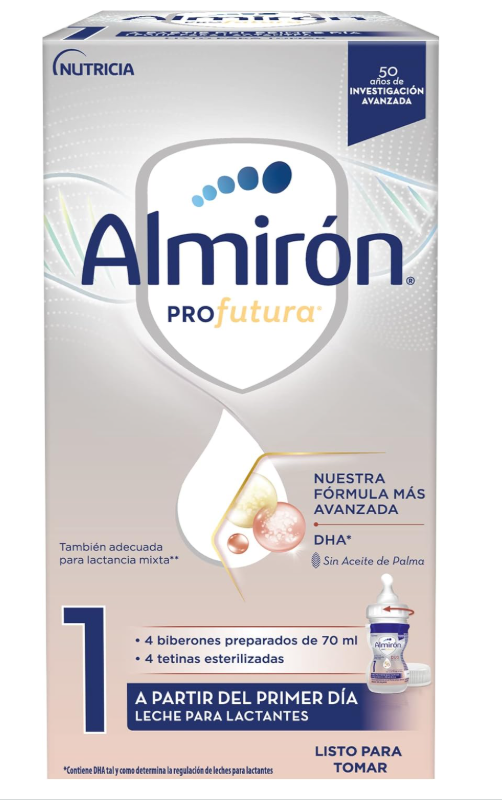Aptamil Almirón Profutura 1 Mini Bottles (4 bottles x 70 ml)
