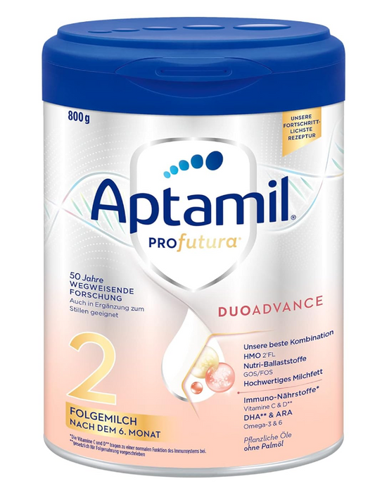 Aptamil PROFUTURA DUOADVANCE Lait de suite Stade 2 après le 6ème mois (800g) 