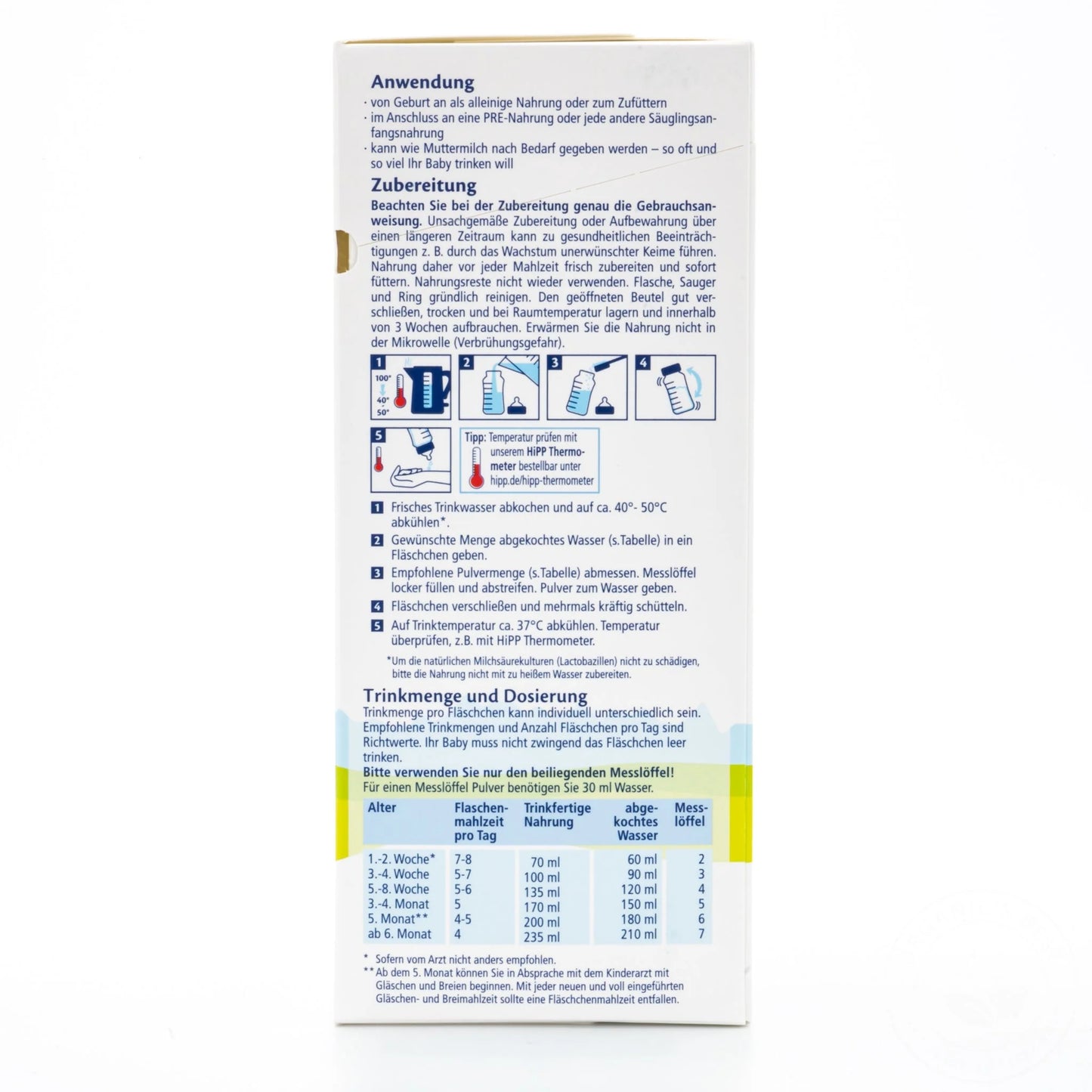 Hipp Bio Combiotik 1 - infant Cow Milk 600g - from birth