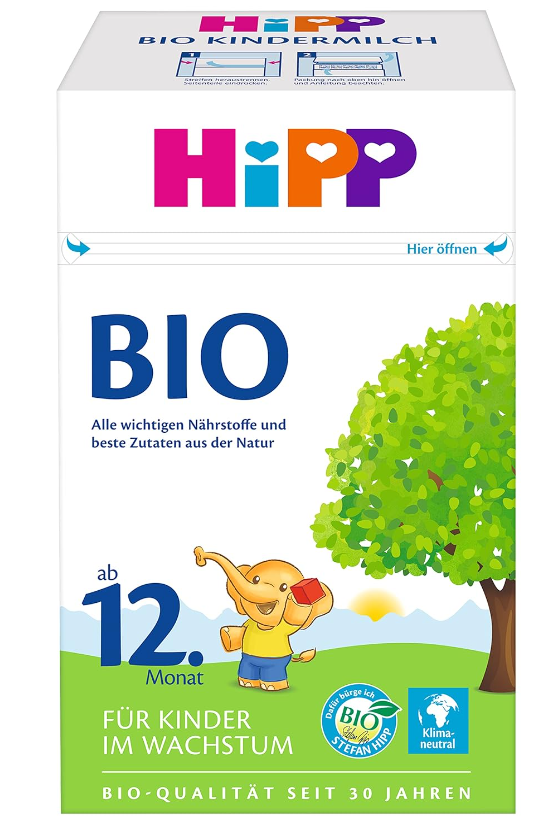 HiPP Organic Cow Milk Food Pack 600g +12 months