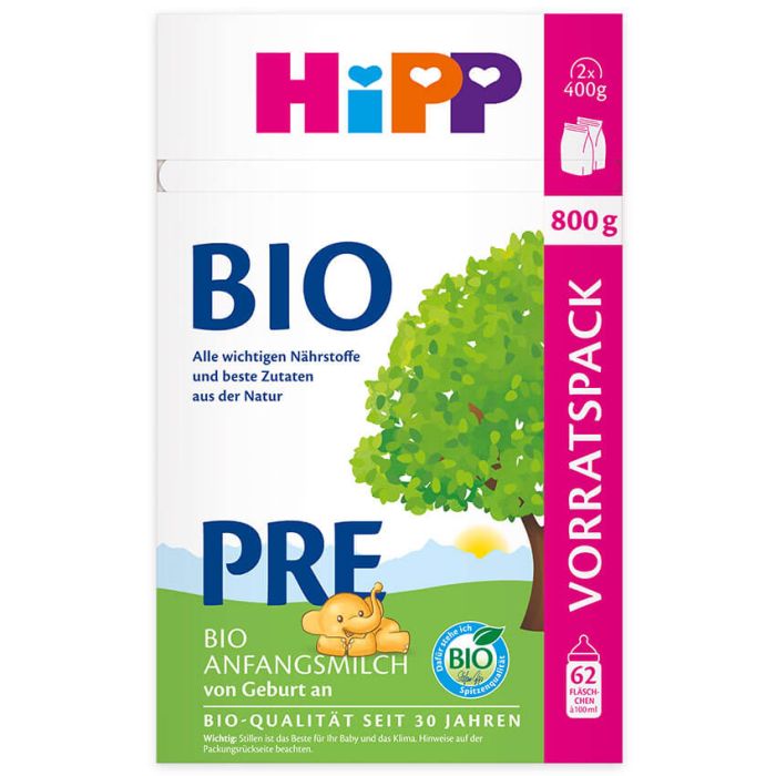 HiPP Organic Milk Formula Pre Cow Milk 800g
