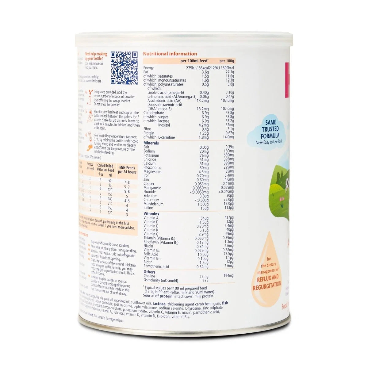HiPP UK Anti Reflux from Birth (800g)