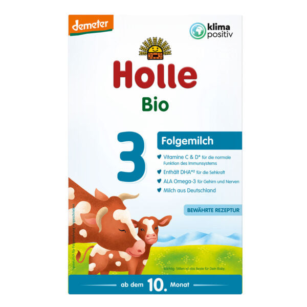 Holle Bio Stage 3 Organic Toddler Cow Milk Formula 12+ months • 600g