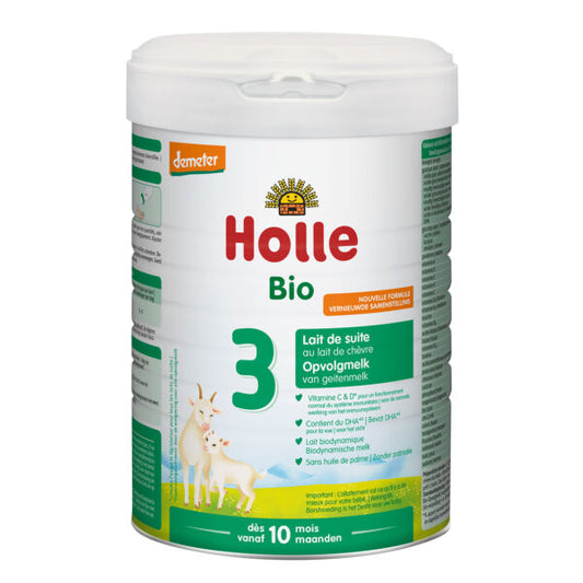 Holle Goat Dutch Stage 3 Lait de Suite Bio 800 g - 10+ Mois