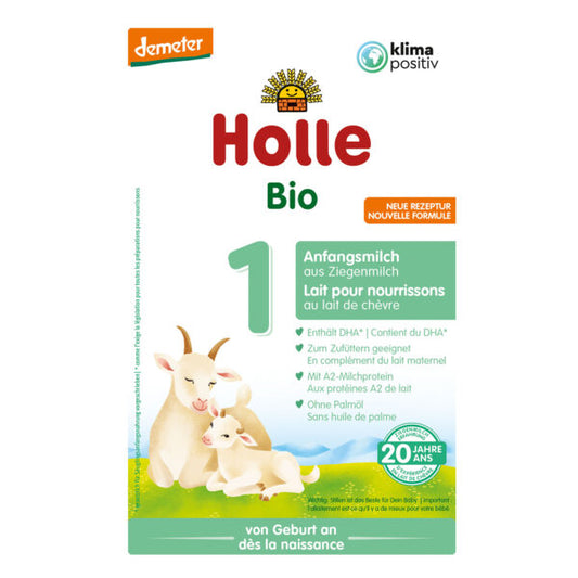 Holle Goat Stage 1 Lait infantile biologique 0-6 mois • 400 g