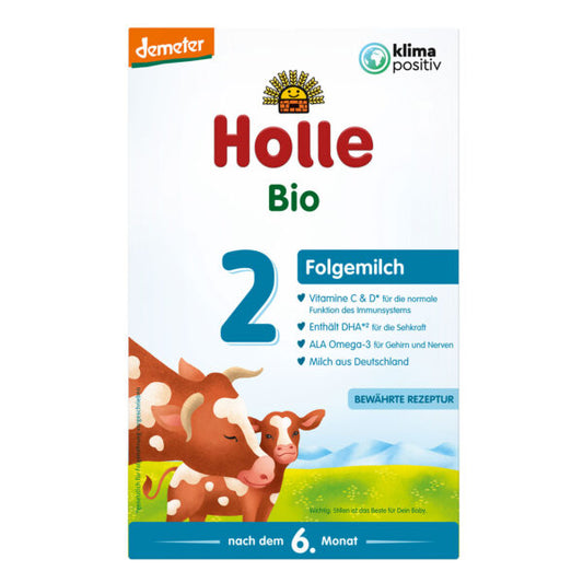 Holle Bio Stage 2 Lait de suite biologique pour nourrissons 6 mois et plus • 600 g