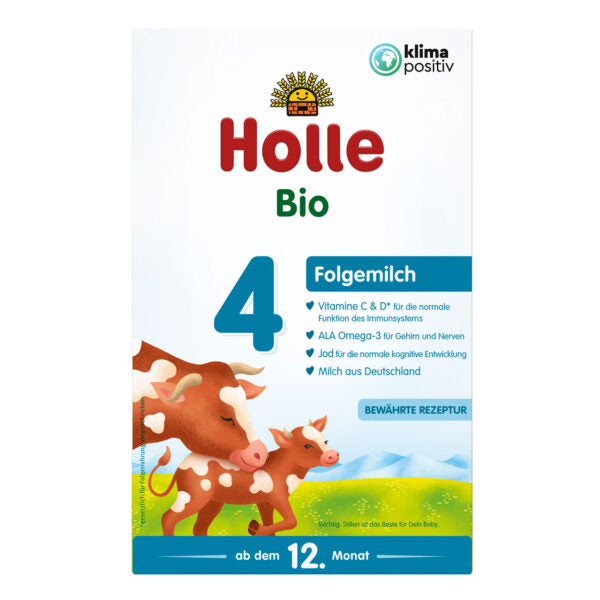 Holle Stage 4 Organic Growing-up Cow Milk Formula 600g - 12+ Months