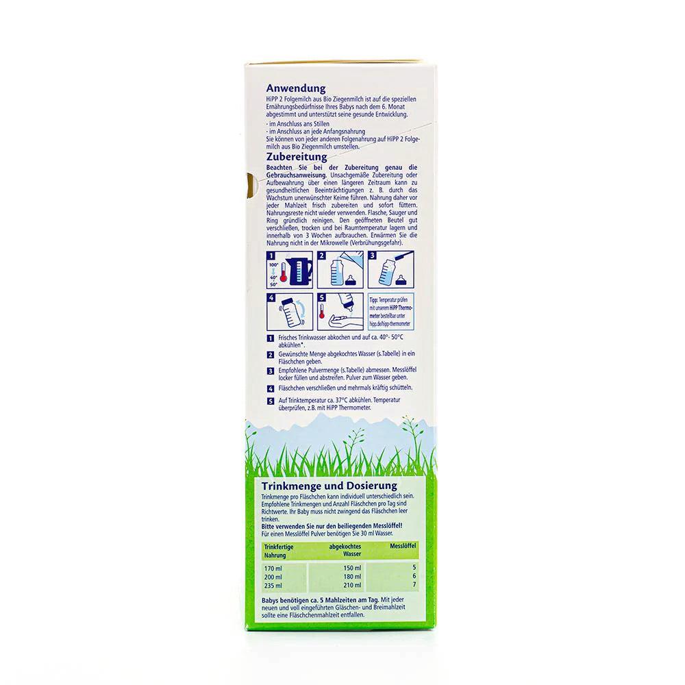 HiPP Goat Milk Formula Stage 2 (400g)  - German Version - Emmbaby Canada