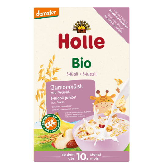 Holle Organic Junior Muesli Multigrain With Fruit 250 g - 3 Pack - Emmbaby Canada