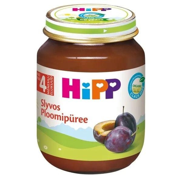 HiPP Plums Puree 125G  - 6 Jars - Emmbaby Canada