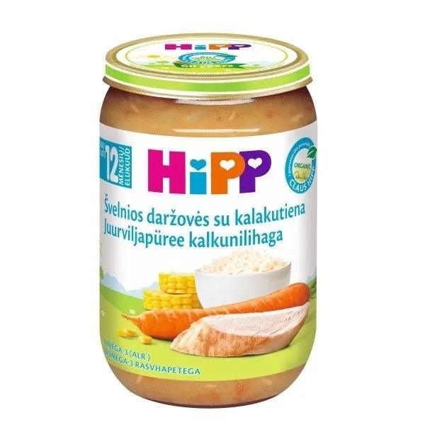 HiPP Creamy Vegetables With Turkey Puree 220G - 6 Jars - Emmbaby Canada